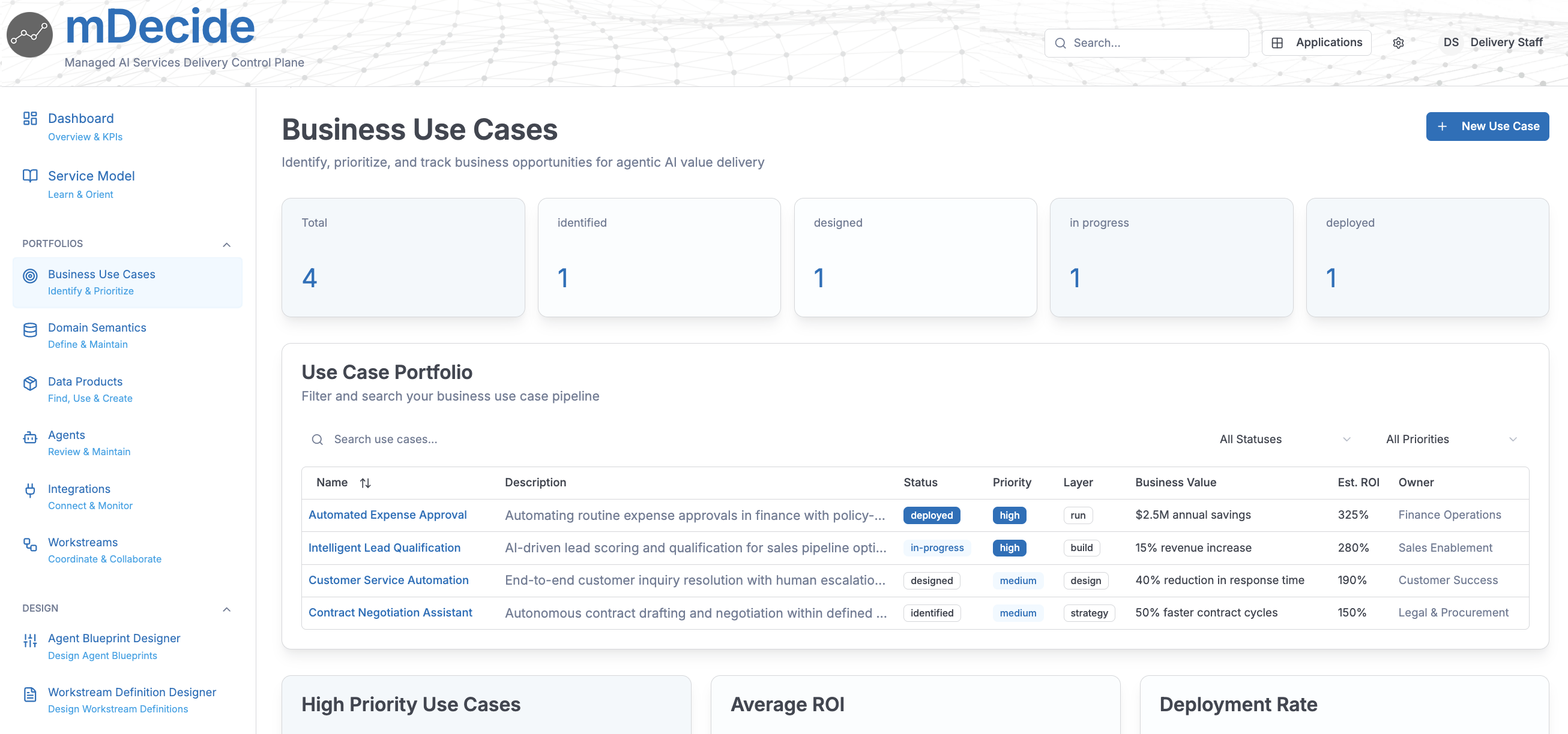 Platform view - Supply Chain & Logistics